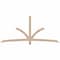 Ekena Millwork Davenport Smooth Timber Gable Bracket, Douglas Fir, 96"W x 44"H x 1 1/2"D x 3 1/2"F, 11/12 Pitch GBW096X44X0204DAV00SDF - alternate 1